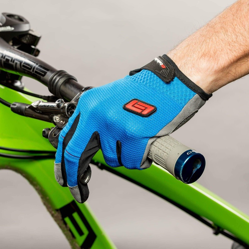 Direct Dial Bike Gloves - Blue Blue Small