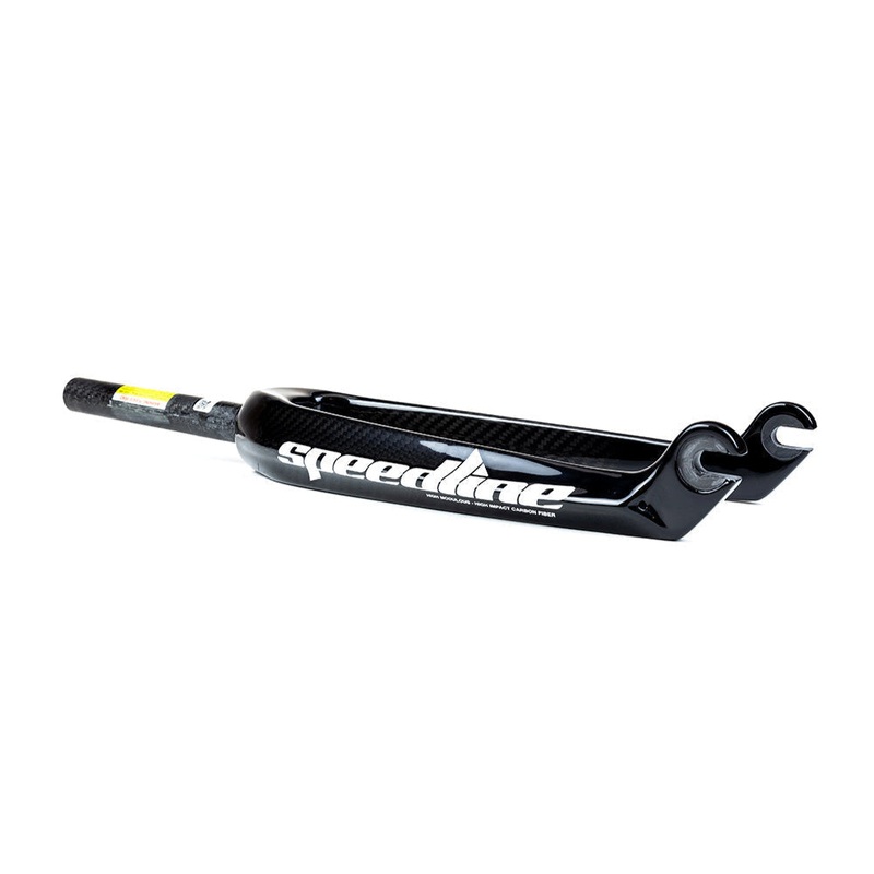 Speedline Elite Carbon Fiber BMX Junior & Junior Cruiser Race Fork (10mm) 20" Junior / Expert Gloss Carbon