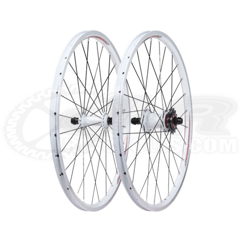 Crupi Rhythm Section Expert Cruiser BMX Race Wheelset-24x1 3/8" Black
