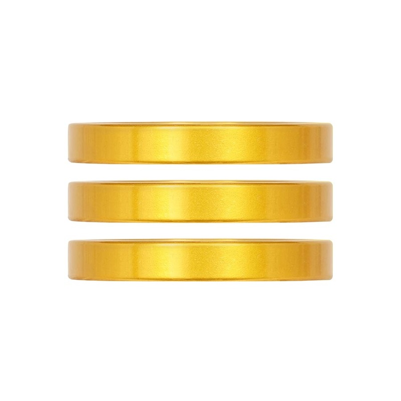 Industry Nine iRiX Headset Spacer 1-1/8'' Height: 5mm Aluminum Gold 3pcs