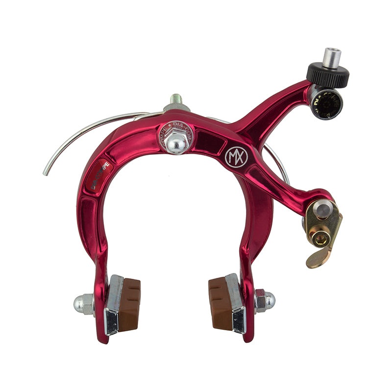Dia-Compe MX1000 BMX Brake Caliper - Sidepull - Front or Rear - Red