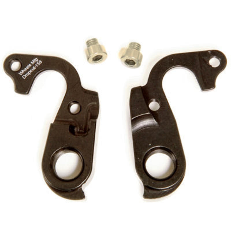 Wmfg Derailleur Hanger #158 Replacement Derailleur Hangers Wheels Mfg. Derailleur NA Black