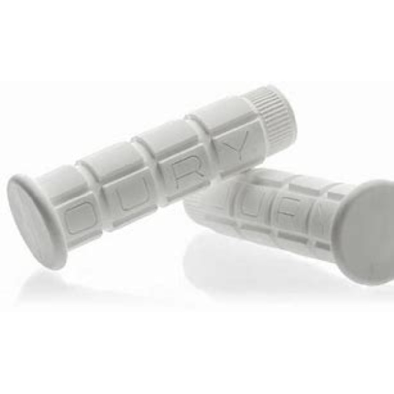 Oury Brick Lane Handlebar Grips BMX MTB Grips-Live4Bikes White