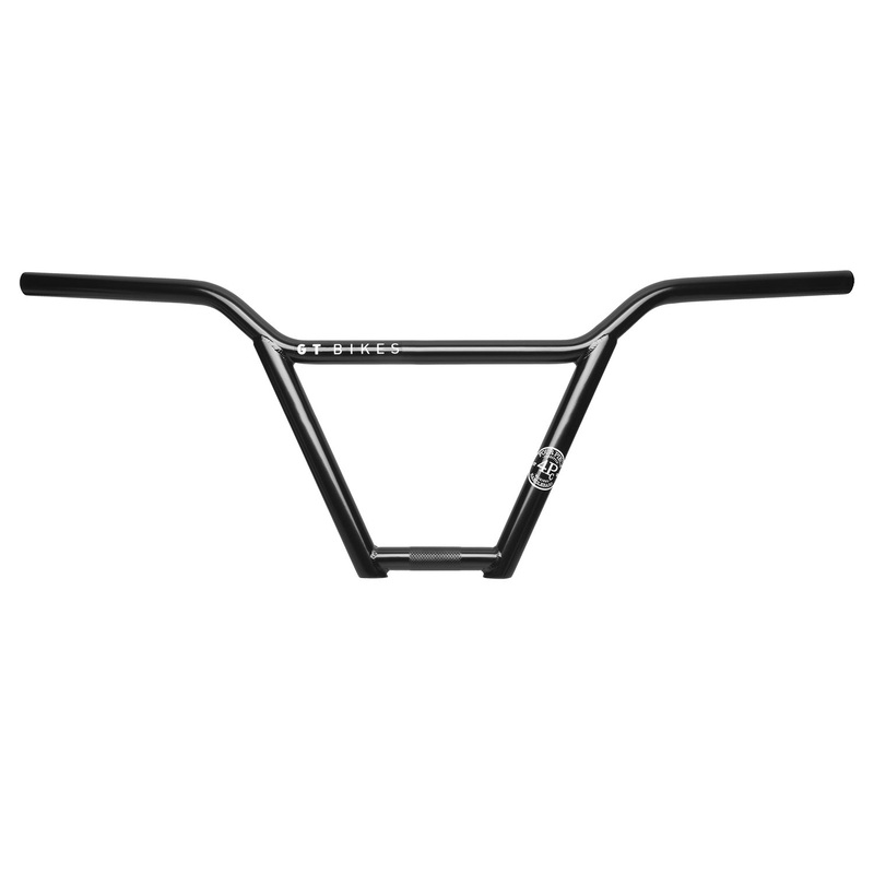 GT Original 4 Piece Handlebars Black 9.125" 5UP/9BACK
