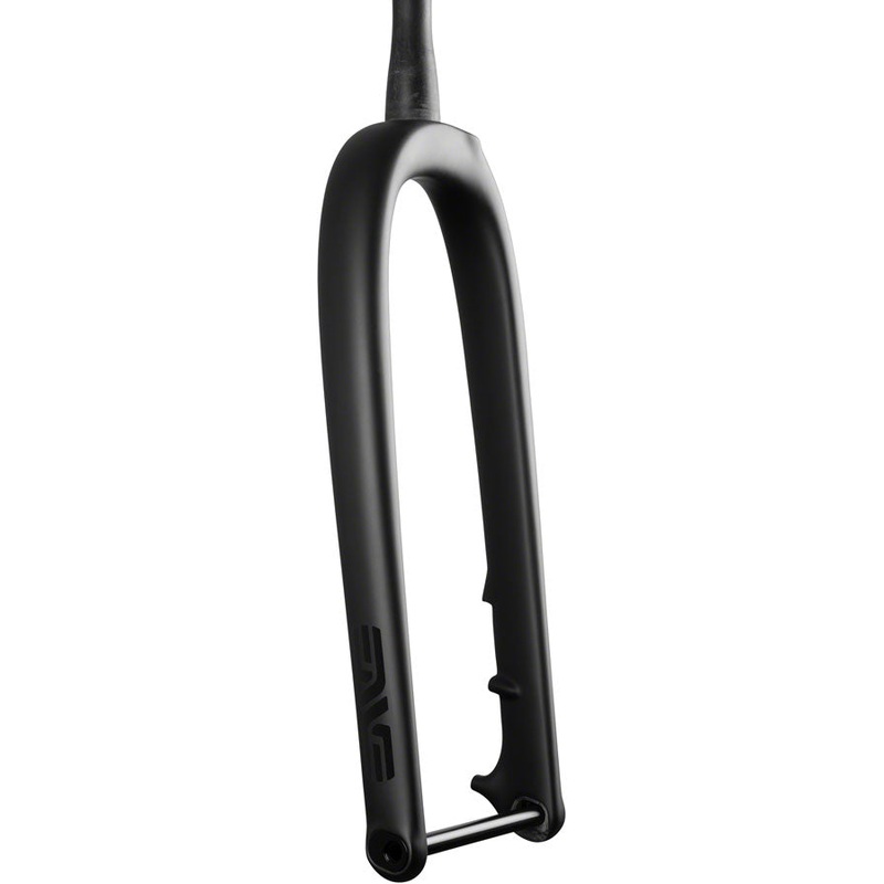 Fat Bike Carbon Fork 1.5" Tapered Steerer 42/51mm Adjustable Rake 15mm x 150mm Axle BLK