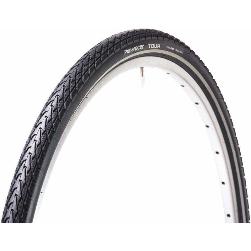 Tour Tire - 700 x 35, Clincher, Steel/Reflective 700 x 35c