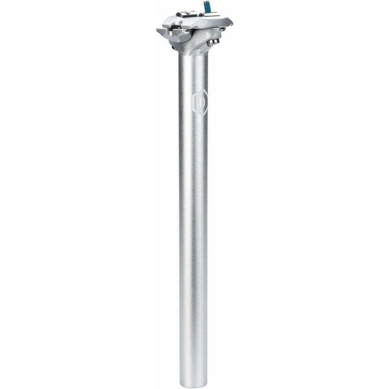 Two-Bolt Sivler BIke Seatpost 27.2mm 350mm