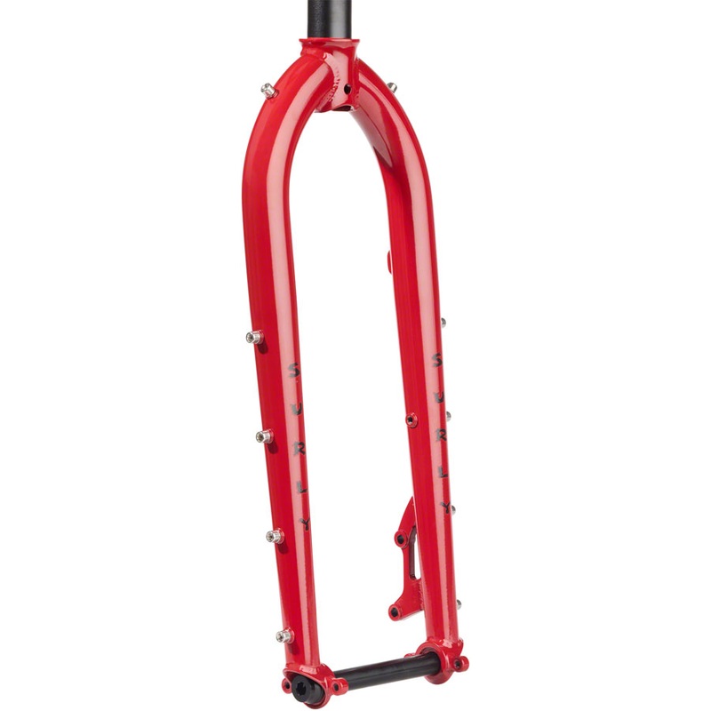 Dinner Fork Assembly - 420mm 27.5" 15x110mm Thru-Axle 1-1/8" Straight Steerer Pile of Bricks Red