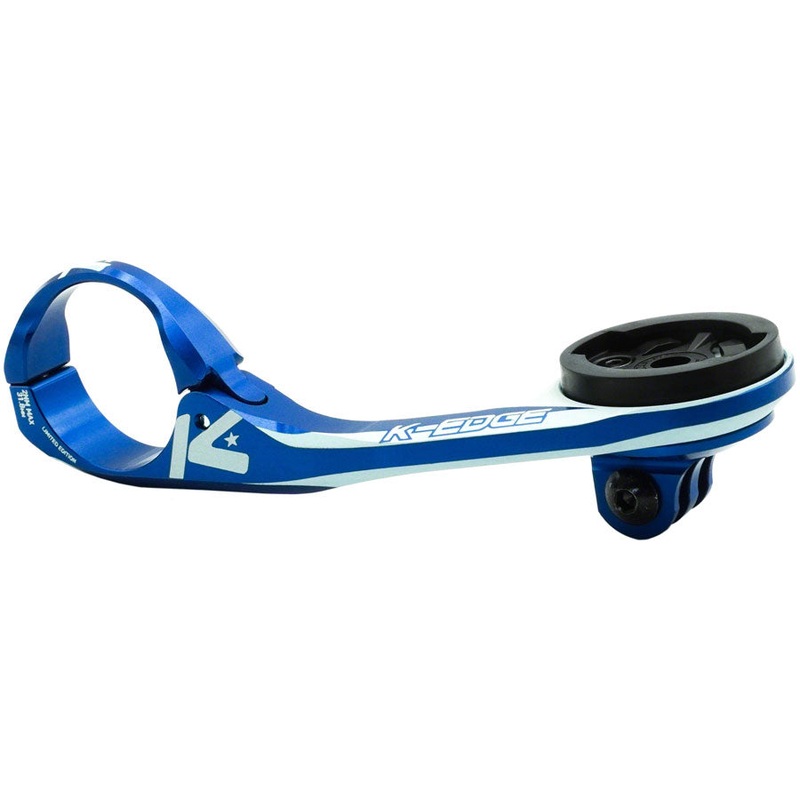 K-Edge Max XL Combo Limited Edition Computer Mount - Garmin/Wahoo Blue
