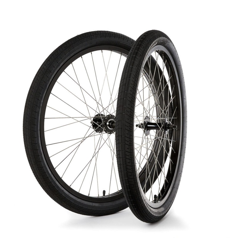 Covid Cruiser 26 Wheelset W/Tires Black 26"