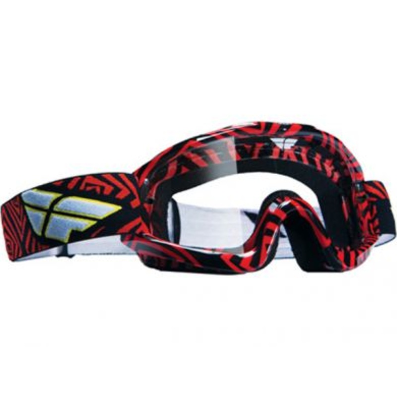 Fly Racing Zone Goggles-Adult Red/Black