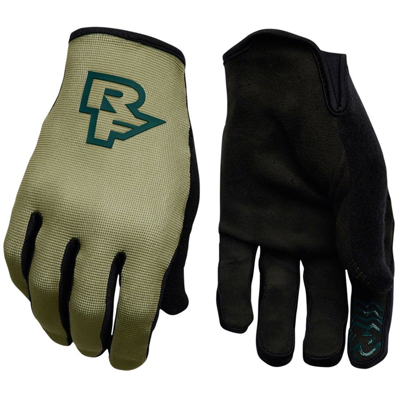 RaceFace Trigger Gloves - Full Finger Pine Medium