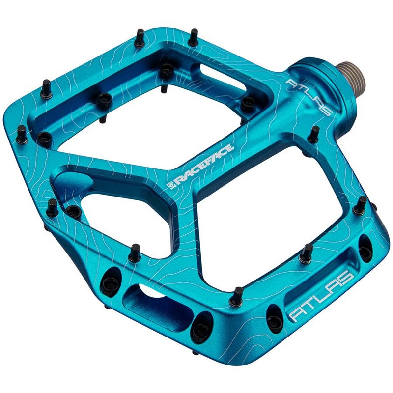 Atlas Platform Pedals Turquoise