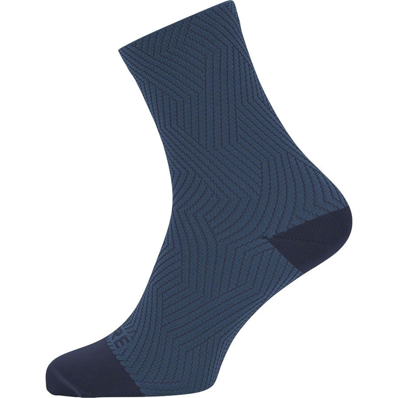 C3 Mid Bike Socks - Blue Blue 6-7.5