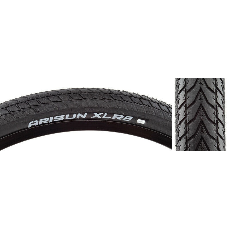 20x2.20 Arisun XLR8 BMX Race tire - 110psi - Black