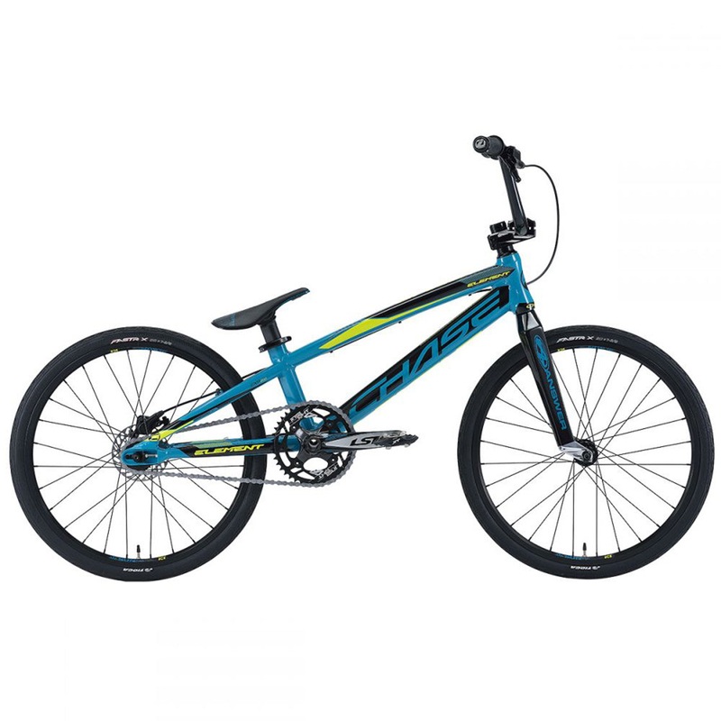 Chase Element Expert BMX Race Bike-Petrol Blue/Black/Neon Yellow