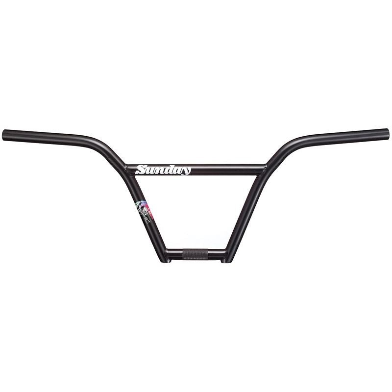 Sunday Street Sweeper 4pc Bars Black 9.25" Rise
