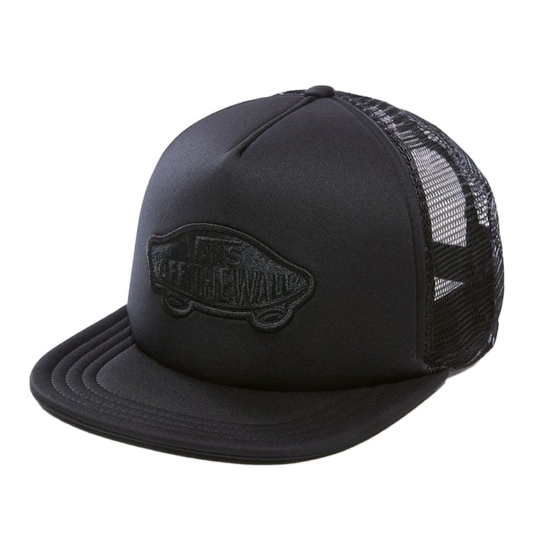 Vans Classic Patch Trucker Hat Youth OS Black/Black