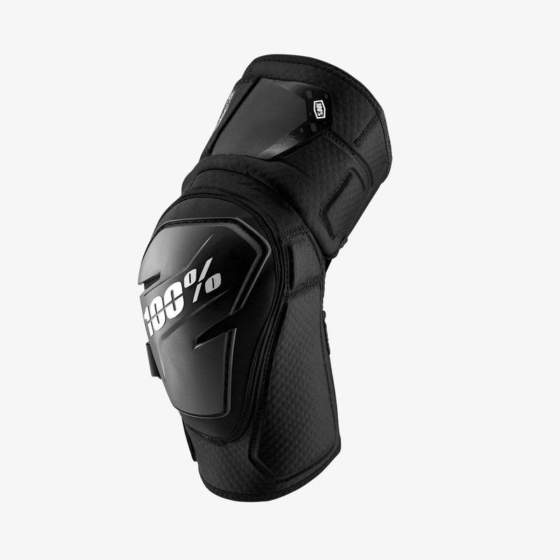 100% Fortis Knee Guard-Black Small/Medium