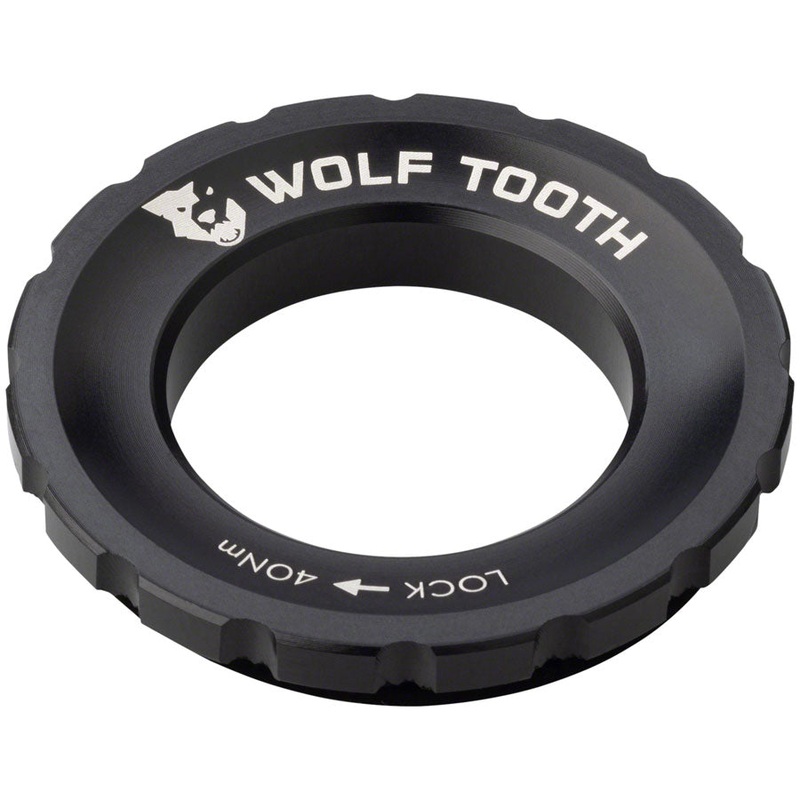 Wolf Tooth CenterLock Rotor Lockring - External Splined, Black