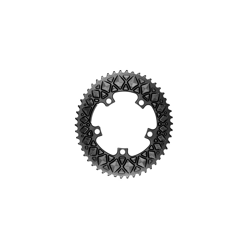 AbsoluteBlack Oval 2x Chainring for Shimano 110x5 BCD 34T (Inner)
