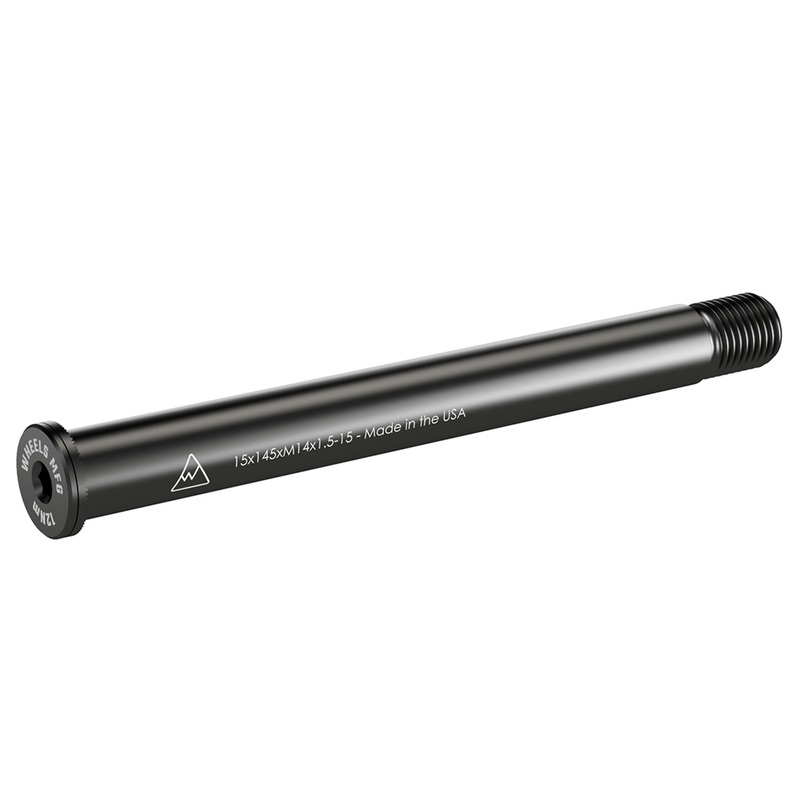 Wheels Mfg Thru-Axle Front 15mm 1.5x145mm - Blk