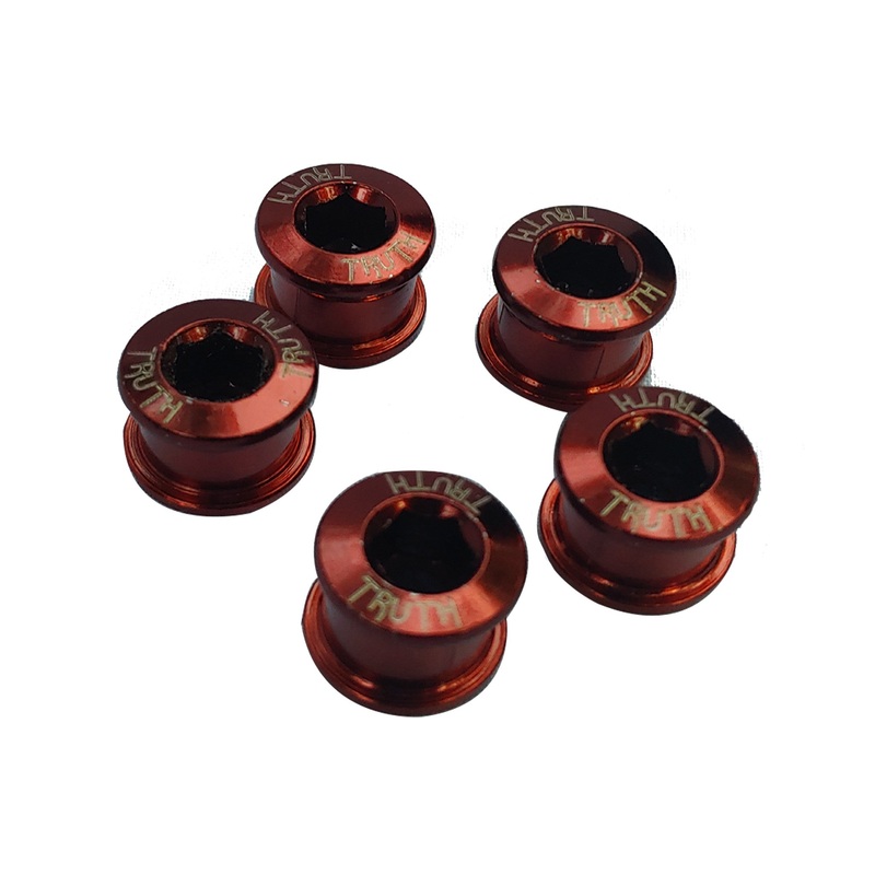 TRUTH BMX | CHROMOLY CHAIN RING BMX BOLTS Black Steel