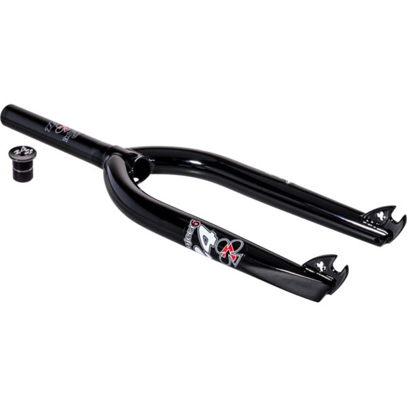 24 Se7en Project 6 S6 Pro Lite Chromoly BMX Race Fork-24"-1 1/8"-10mm Black