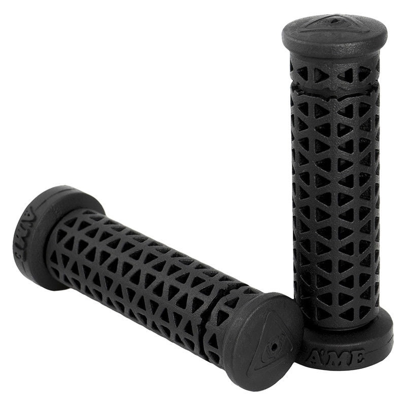 AME Zone Flangeless BMX Grips - Black - A'ME - USA Made
