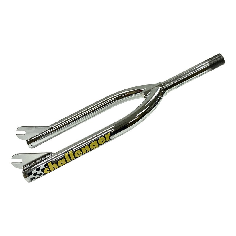 S&M (1993-1995) Threaded Challenger 20" BMX Fork - 3/8" - Chrome - Made in USA