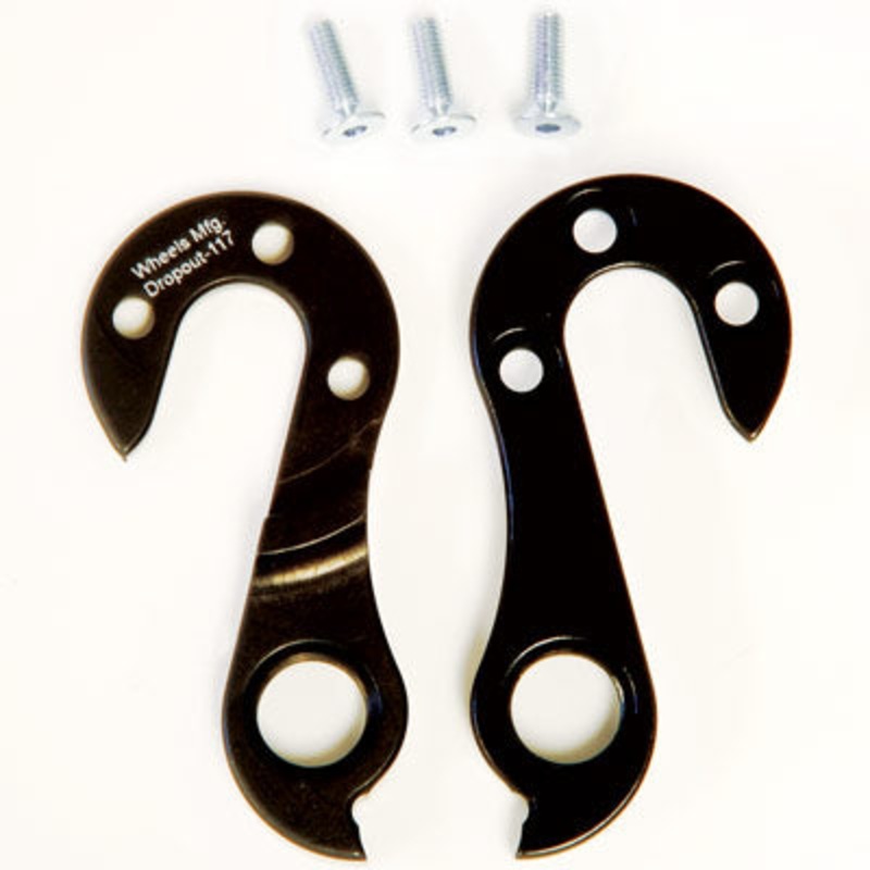 Wmfg Derailleur Hanger #117 Replacement Derailleur Hangers Wheels Mfg. Derailleur NA Black