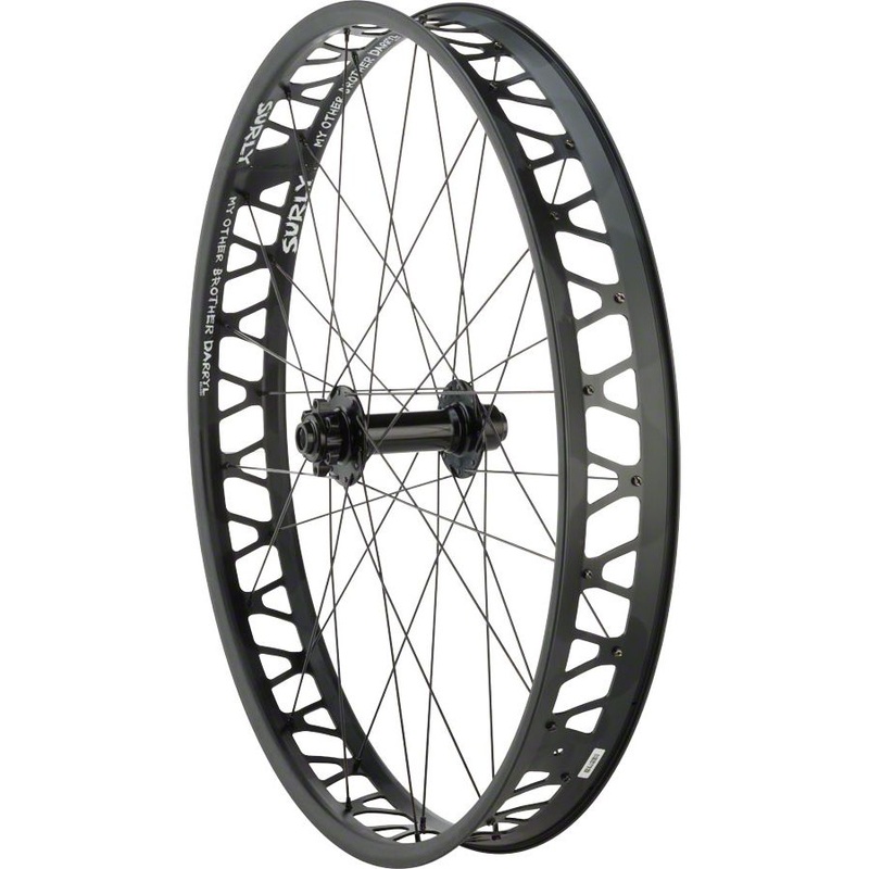 Bear Pawls / Other Brother Darryl Front Wheel - 26", 15 x 150mm, 6-Bolt, Black, 32H