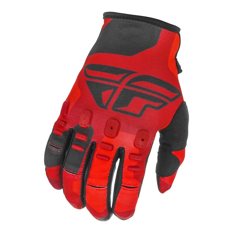 Fly Racing Kinetic K221 BMX Race Gloves-Red/Black Adult XX-Large (12)