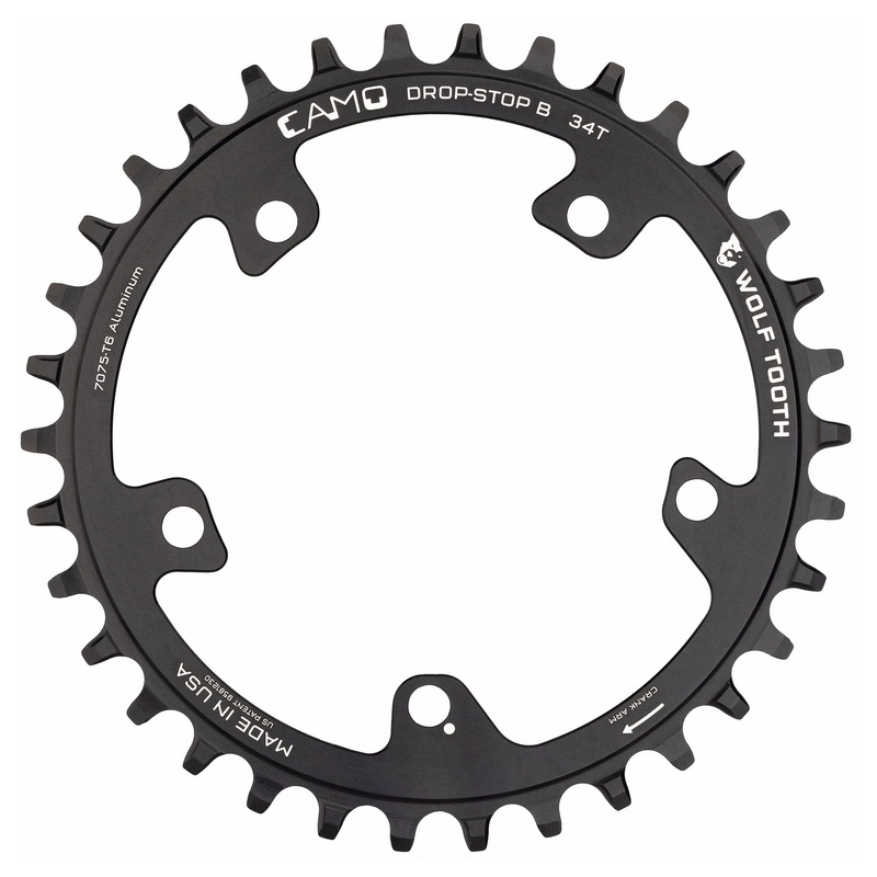 CAMO Aluminum Round Chainring Drop-Stop B 28T