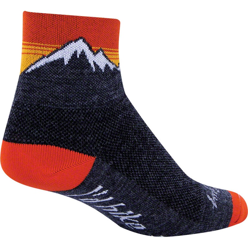 SockGuy Wool Hiker Socks - 3" Black Small/Medium