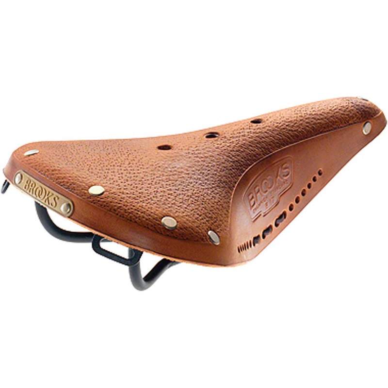 Brooks B17 Softened Saddle - Steel, Tan, Men's