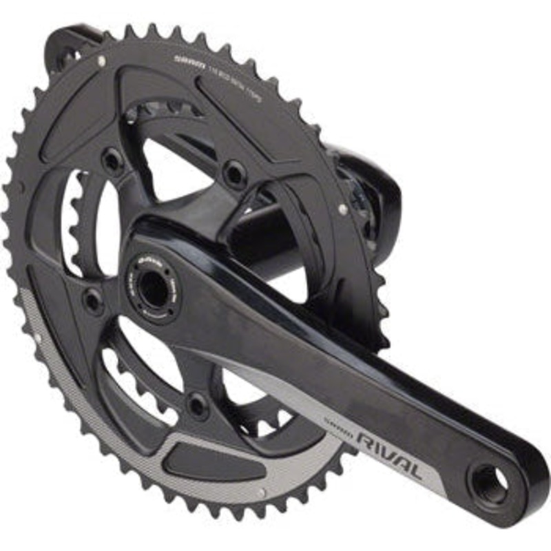 Rival 22 Bicycle Crankset - 170mm, 11-Speed, 50/34t, 110 BCD, BB30/PF30 Spindle Interface