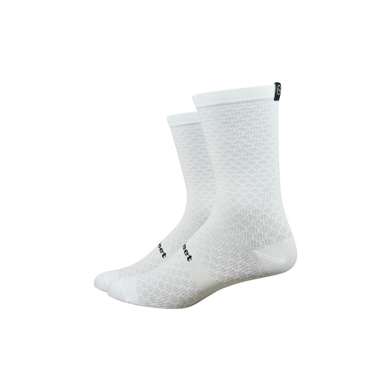 Sock DeFeet Evo Mont Ventoux 6'' Medium White