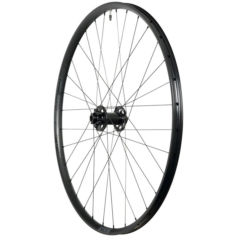 Stans Crest MK4 Front Wheel - 29 12 x 100mm 6-Bolt Black