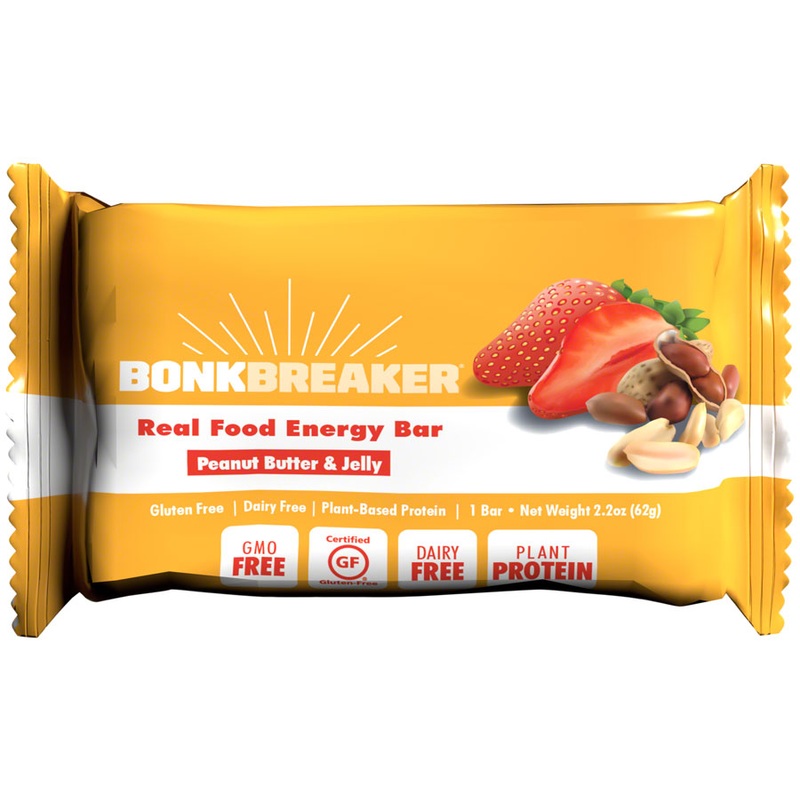 Bonk Breaker Energy Bar - Peanut Butter and Jelly, Box of 12