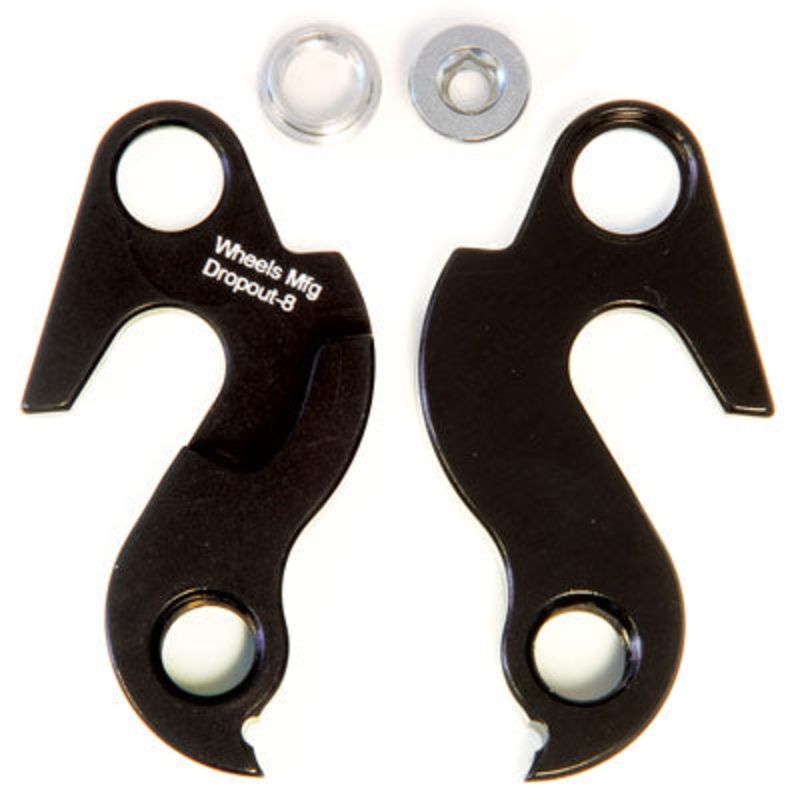 Wmfg Derailleur Hanger #08 Replacement Derailleur Hangers Wheels Mfg. Derailleur NA Black