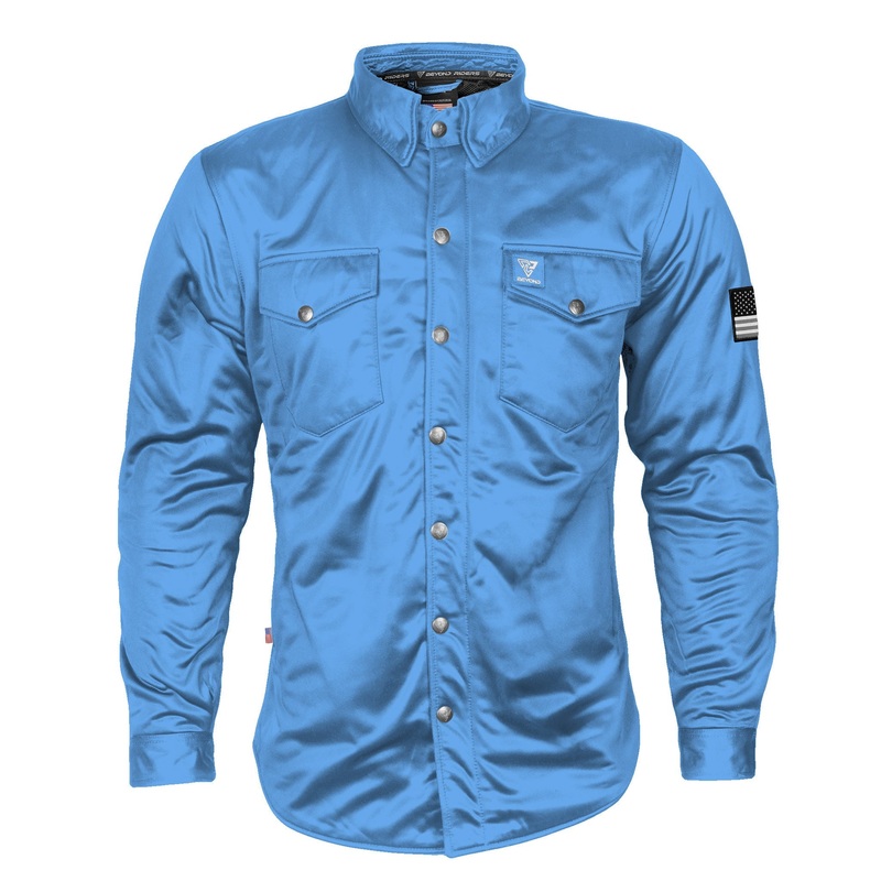 Ultra Protective Shirt - Sky Blue Solid with Pads Sky Blue Solid XXS