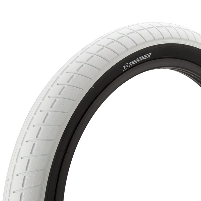20x2.40 Mission Tracker BMX tire - White w/ Black Sidewall