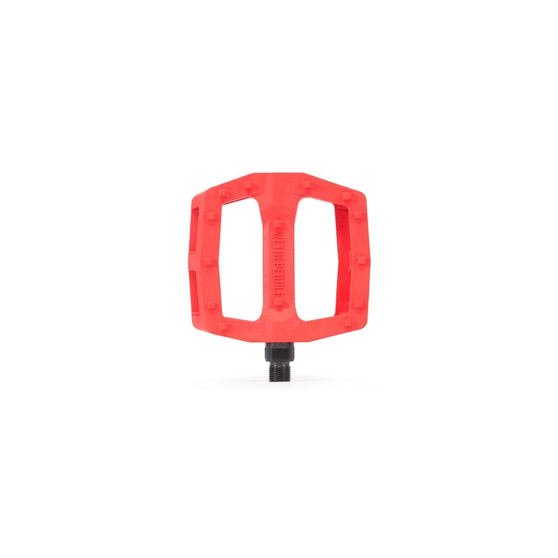 We The People Logic Platform Pedals Body: Nylon Spindle: Cr-Mo 9/16'' Red Pair