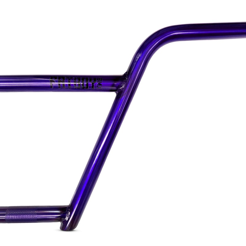 BMX Bars - Fat Boy 4pc Purple Trans
