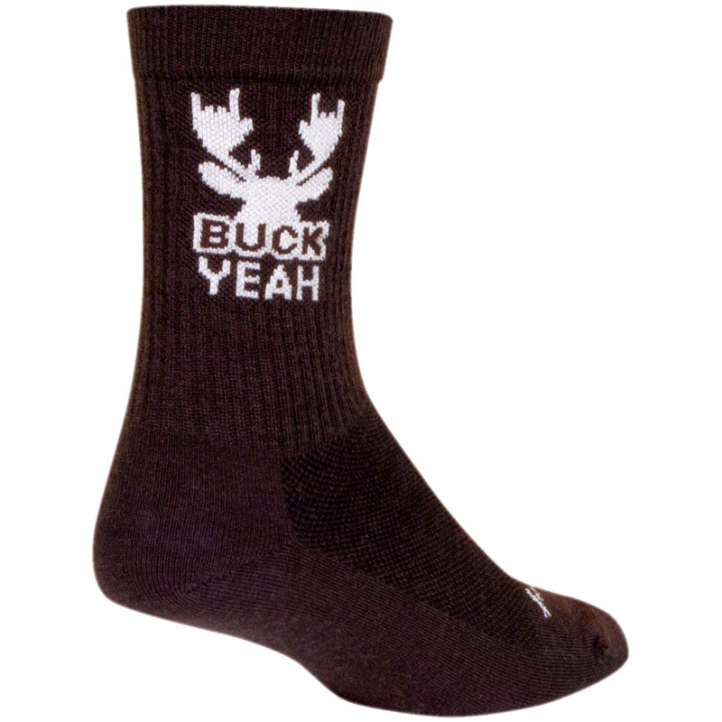 SockGuy Buck Yeah Wool Socks - 6" Small/Medium