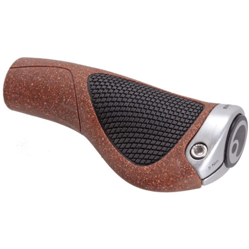 Ergon GP1 BioKork Grips - Lock-On Large Black/Tan
