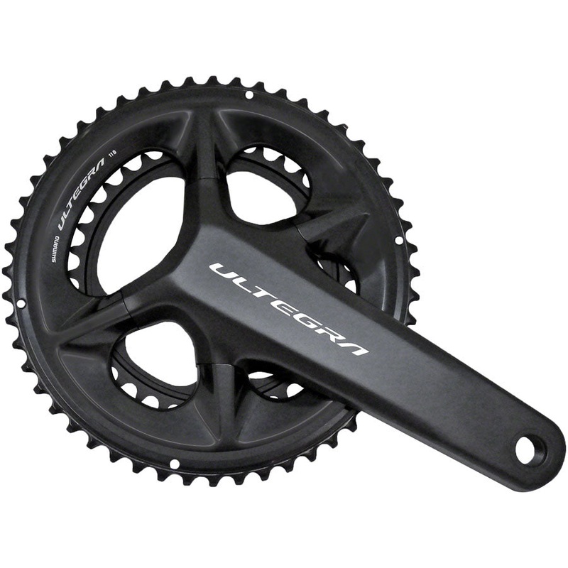 Shimano Ultegra FC-08 Crankset - 175mm, 11-Speed, 50/34t, 110 Asymmetric BCD, Hollowtech II Spindle Interface, Black