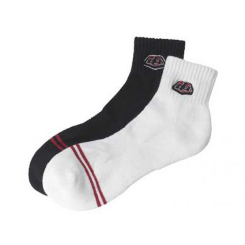 Troy Lee Quarter Crew Socks 3-Pack Black 8/10: ( $27.99 )