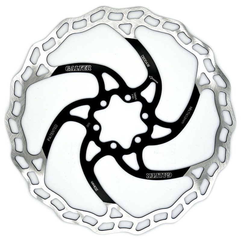 Galfer MTB/E-Bike Disc Brake Rotor - 180mm 6-Bolt 2.0mm